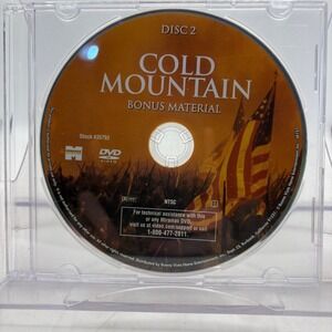Cold Mountain Bonus Material Disc 2 DVD Replacement Movie Miramax Stock 35793